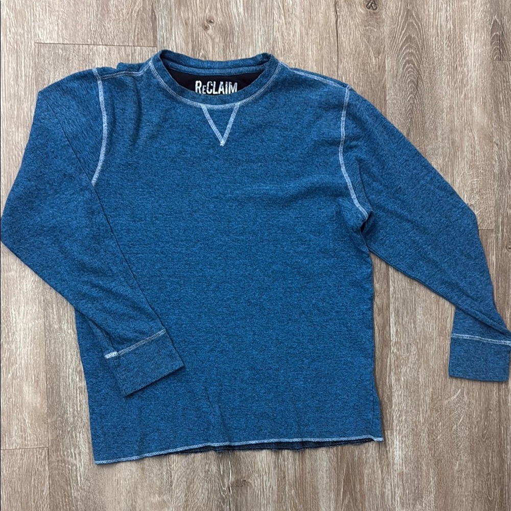 ReCLAIM cotton knit long sleeve tee